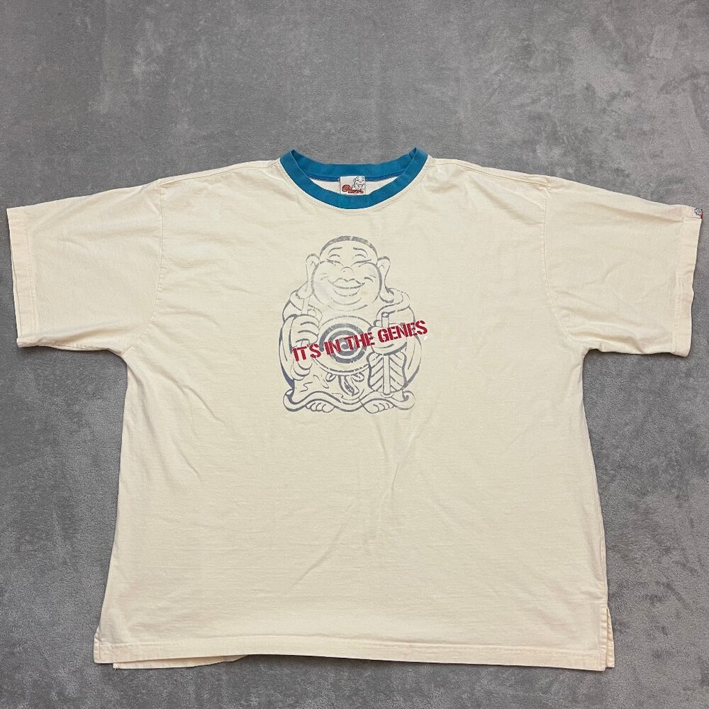 Vintage Hypnotic Men’s T-Shirt Size 2XL White Graphic Tee Short Sleeve Cotton